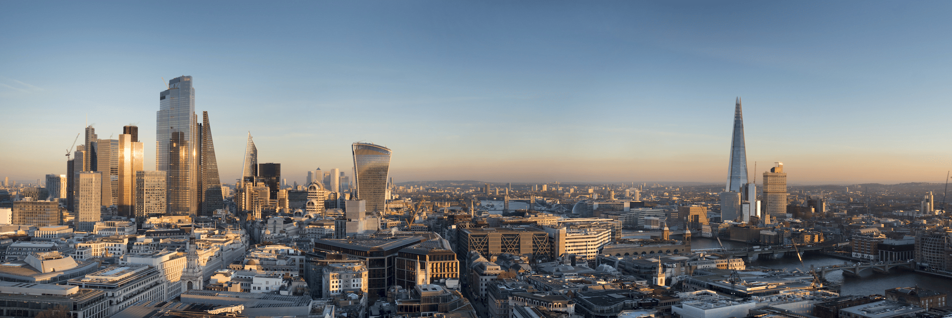London Skyline with business district